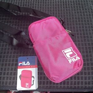NWT Pink Fila Crossbody Bag With it’s an Adjustable Black Strap